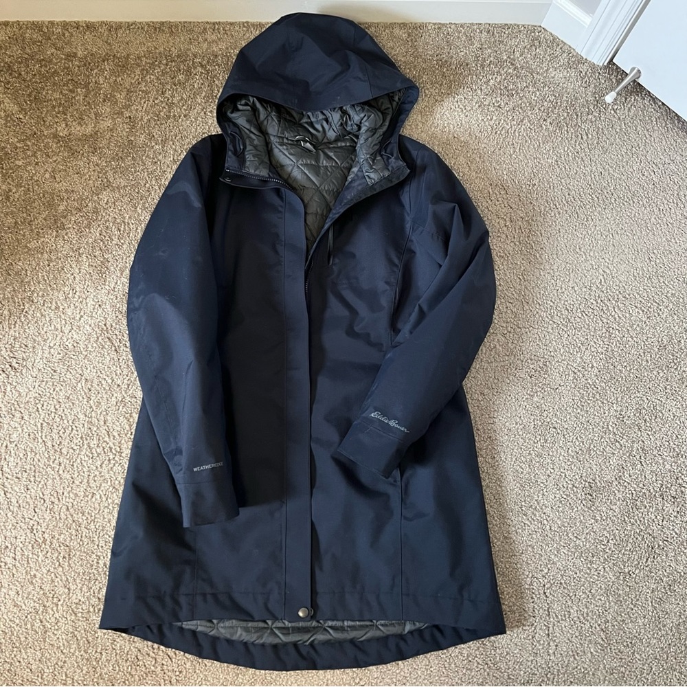 Eddie Bauer Eastide Insulated Waterproof Trench Coat